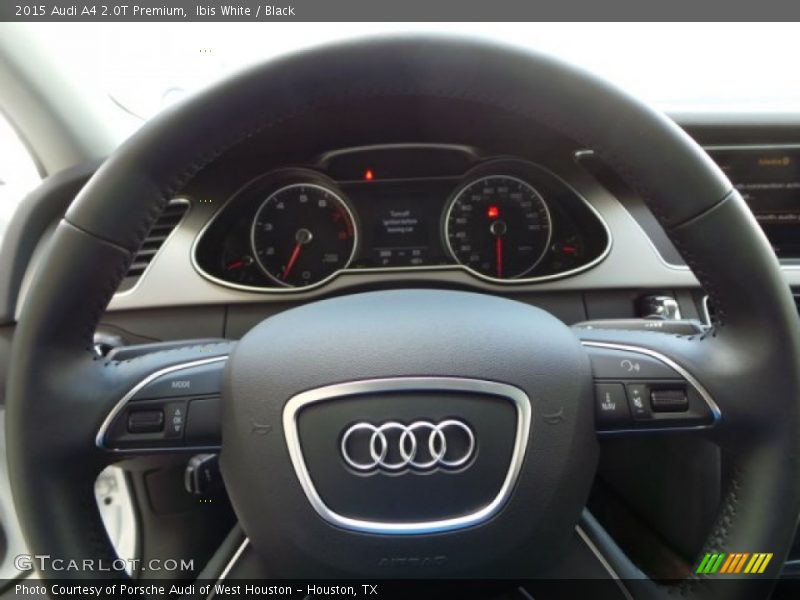 Ibis White / Black 2015 Audi A4 2.0T Premium