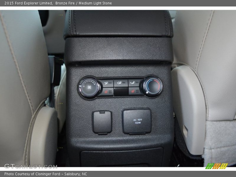 Bronze Fire / Medium Light Stone 2015 Ford Explorer Limited