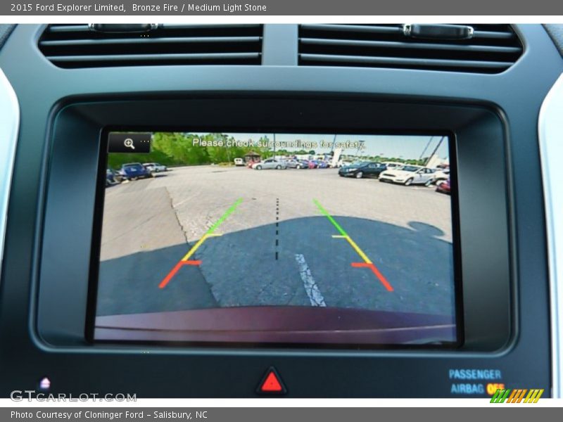 Bronze Fire / Medium Light Stone 2015 Ford Explorer Limited