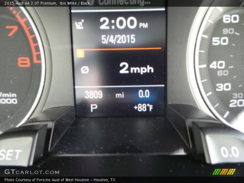 Ibis White / Black 2015 Audi A4 2.0T Premium