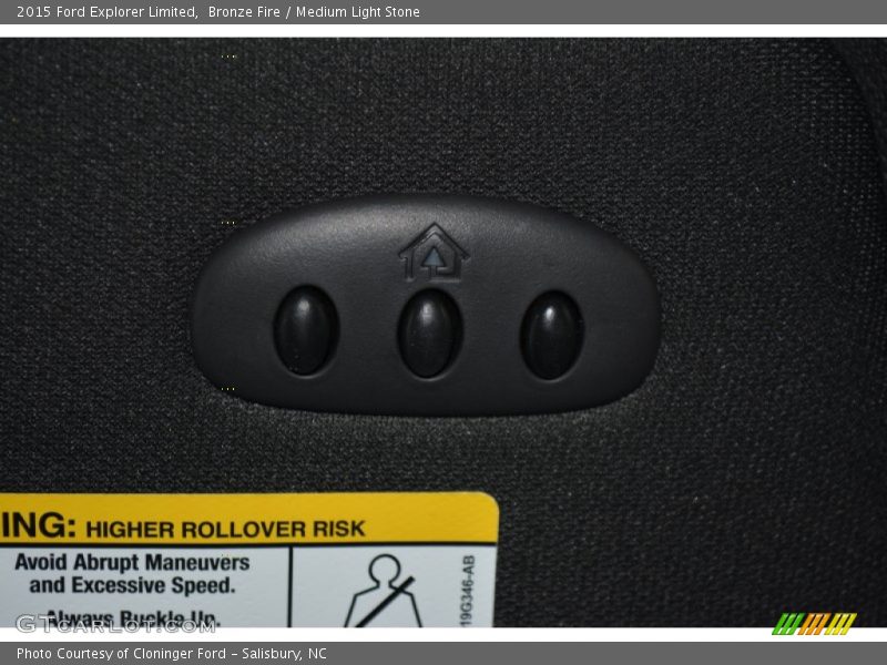 Bronze Fire / Medium Light Stone 2015 Ford Explorer Limited