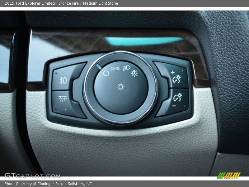 Bronze Fire / Medium Light Stone 2015 Ford Explorer Limited