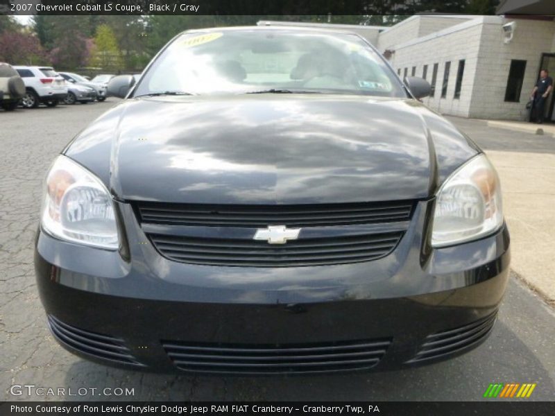 Black / Gray 2007 Chevrolet Cobalt LS Coupe