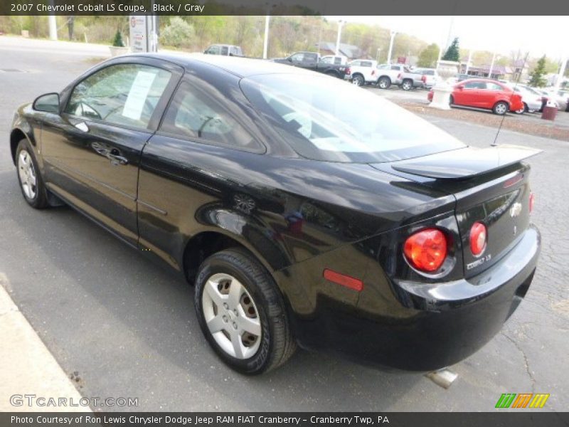 Black / Gray 2007 Chevrolet Cobalt LS Coupe