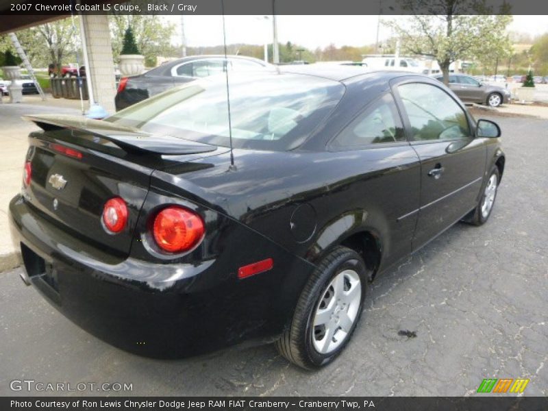 Black / Gray 2007 Chevrolet Cobalt LS Coupe