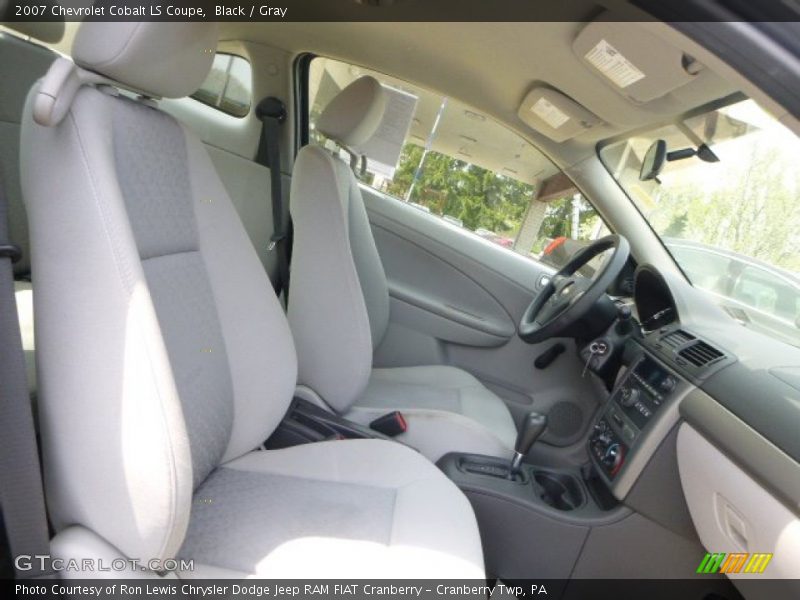 Black / Gray 2007 Chevrolet Cobalt LS Coupe