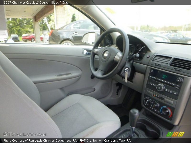 Black / Gray 2007 Chevrolet Cobalt LS Coupe
