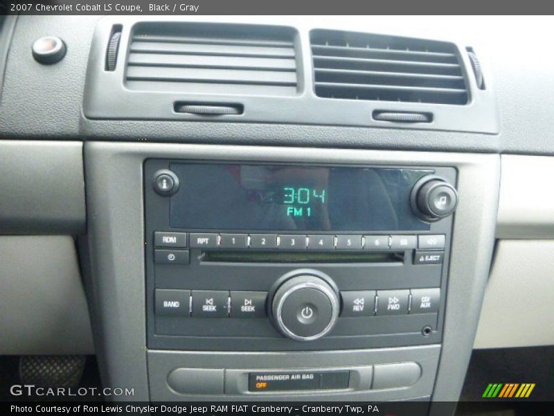 Black / Gray 2007 Chevrolet Cobalt LS Coupe