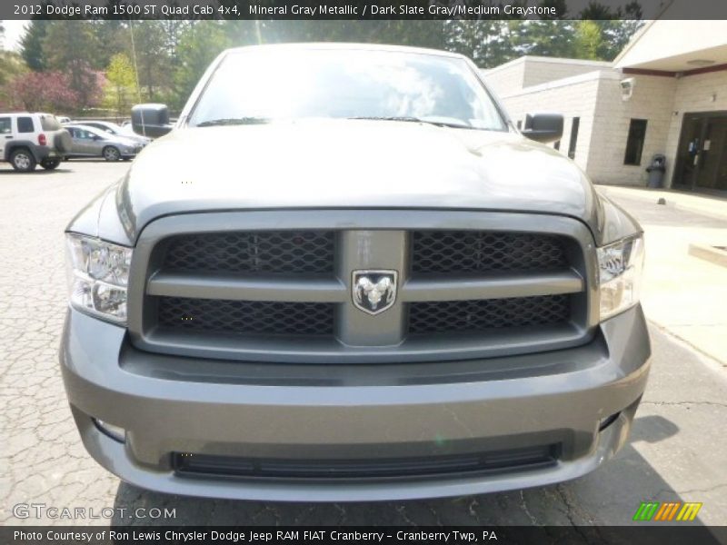 Mineral Gray Metallic / Dark Slate Gray/Medium Graystone 2012 Dodge Ram 1500 ST Quad Cab 4x4