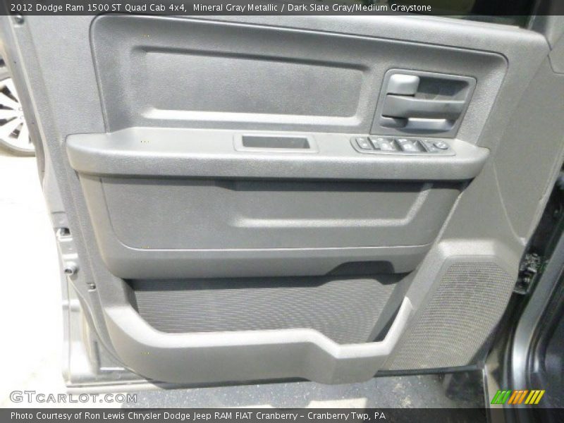 Mineral Gray Metallic / Dark Slate Gray/Medium Graystone 2012 Dodge Ram 1500 ST Quad Cab 4x4