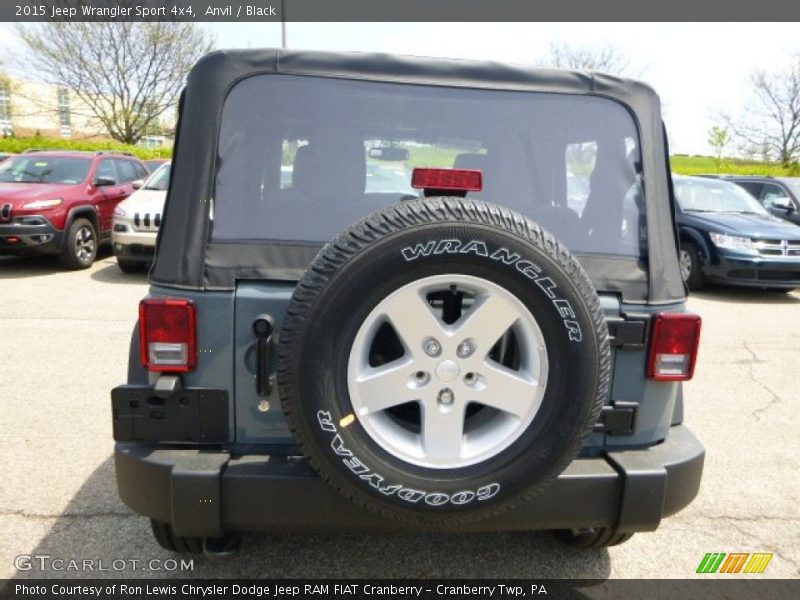 Anvil / Black 2015 Jeep Wrangler Sport 4x4