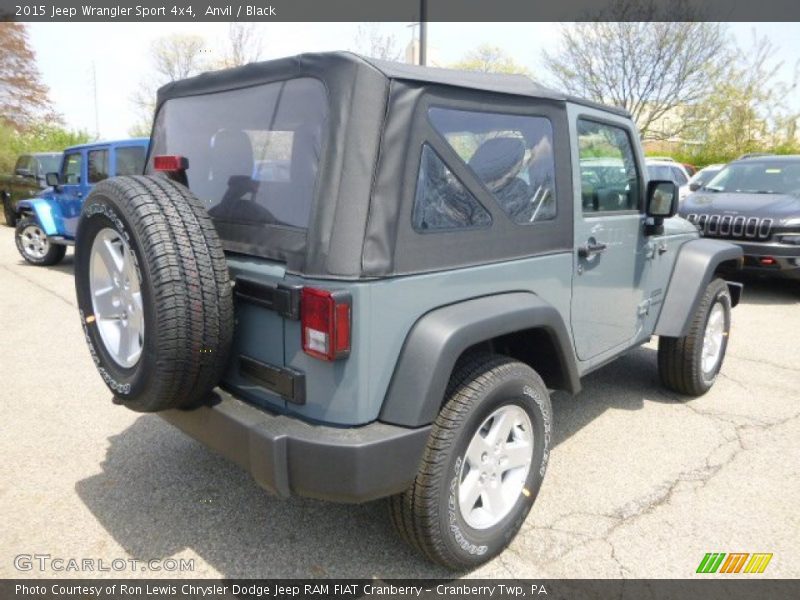 Anvil / Black 2015 Jeep Wrangler Sport 4x4