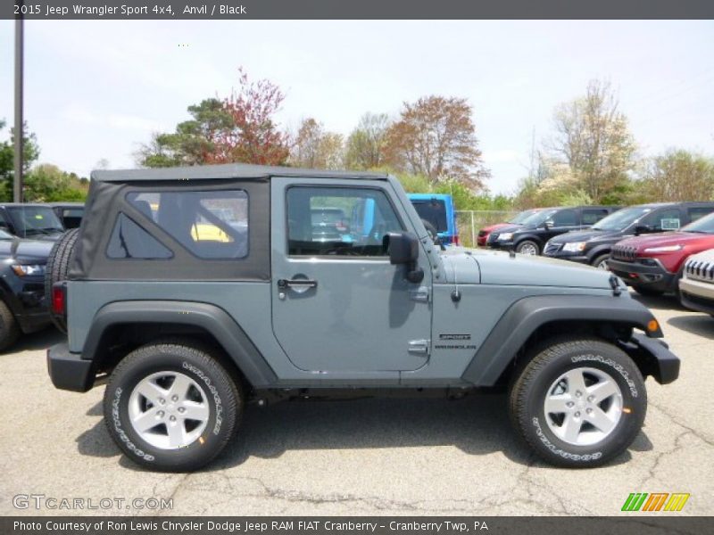 Anvil / Black 2015 Jeep Wrangler Sport 4x4