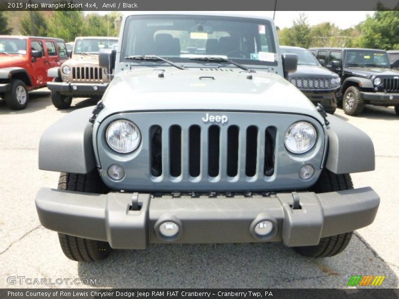 Anvil / Black 2015 Jeep Wrangler Sport 4x4