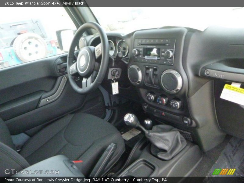 Anvil / Black 2015 Jeep Wrangler Sport 4x4
