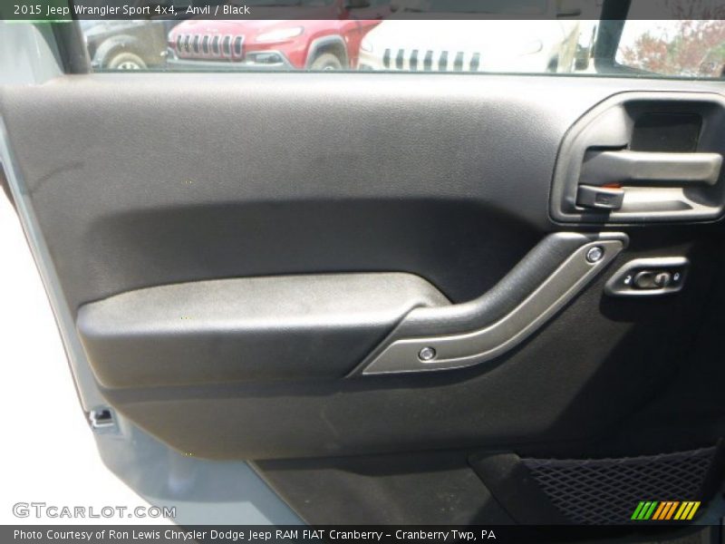 Anvil / Black 2015 Jeep Wrangler Sport 4x4