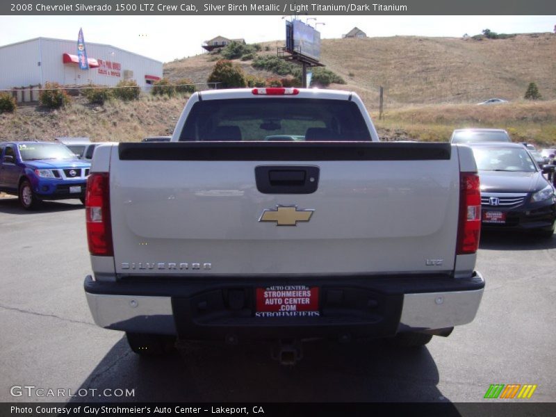 Silver Birch Metallic / Light Titanium/Dark Titanium 2008 Chevrolet Silverado 1500 LTZ Crew Cab