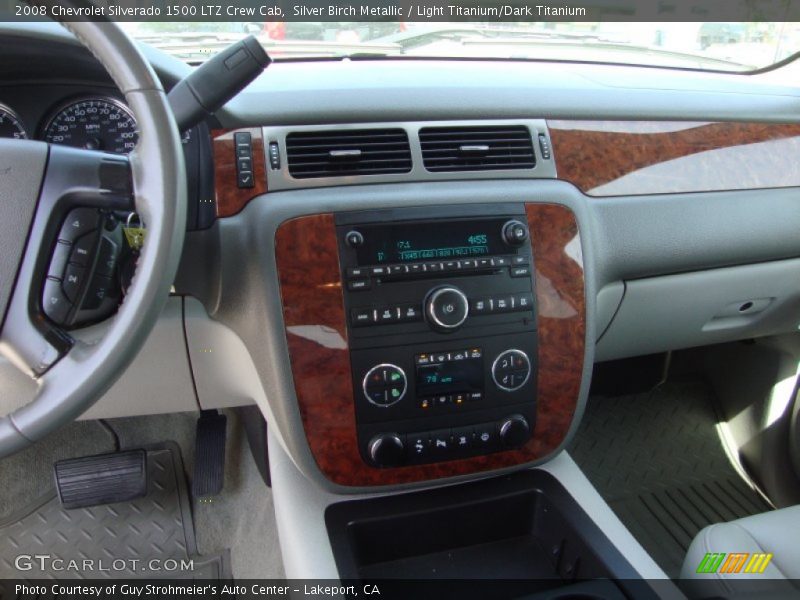 Silver Birch Metallic / Light Titanium/Dark Titanium 2008 Chevrolet Silverado 1500 LTZ Crew Cab