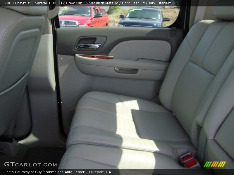 Silver Birch Metallic / Light Titanium/Dark Titanium 2008 Chevrolet Silverado 1500 LTZ Crew Cab