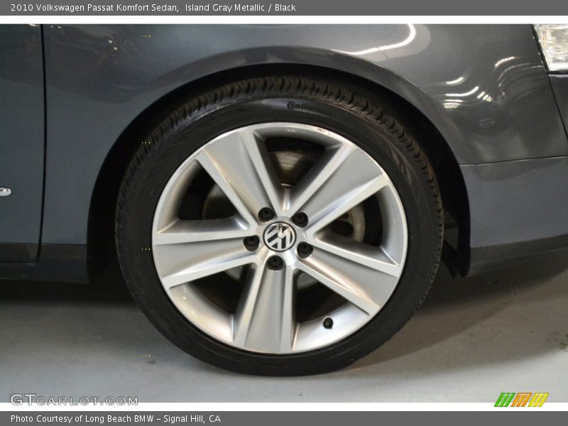 Island Gray Metallic / Black 2010 Volkswagen Passat Komfort Sedan