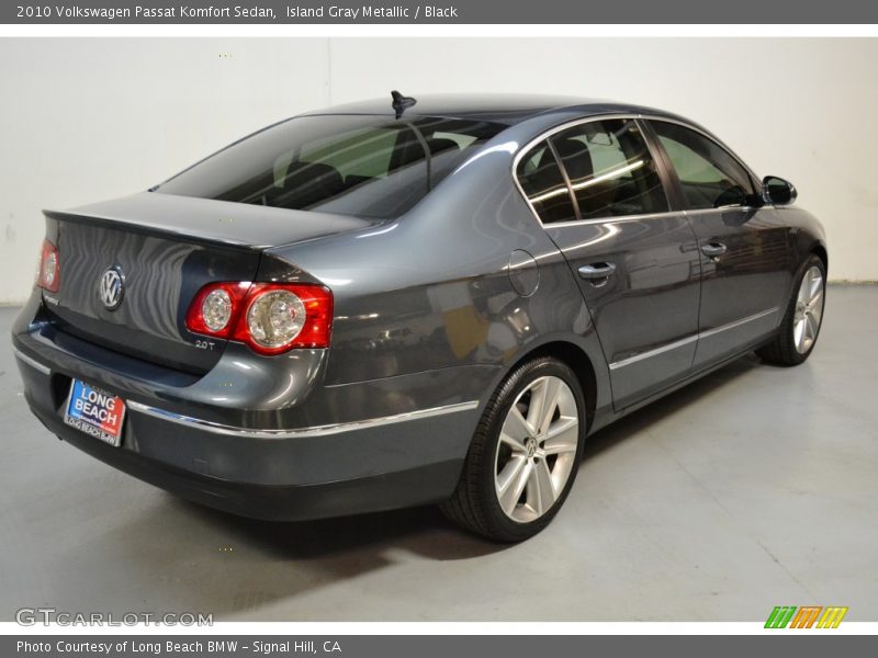Island Gray Metallic / Black 2010 Volkswagen Passat Komfort Sedan