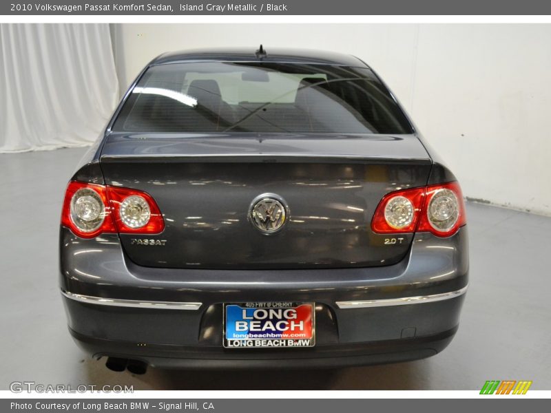 Island Gray Metallic / Black 2010 Volkswagen Passat Komfort Sedan