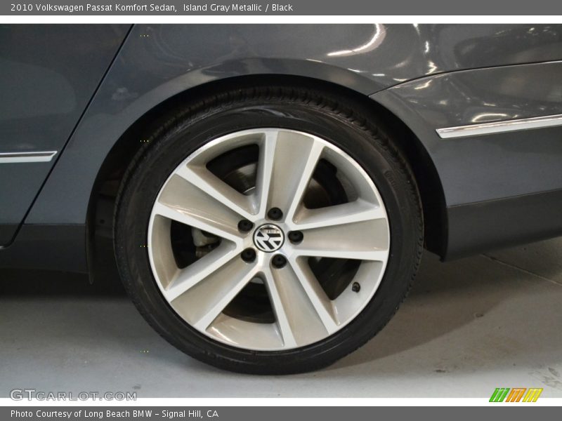 Island Gray Metallic / Black 2010 Volkswagen Passat Komfort Sedan