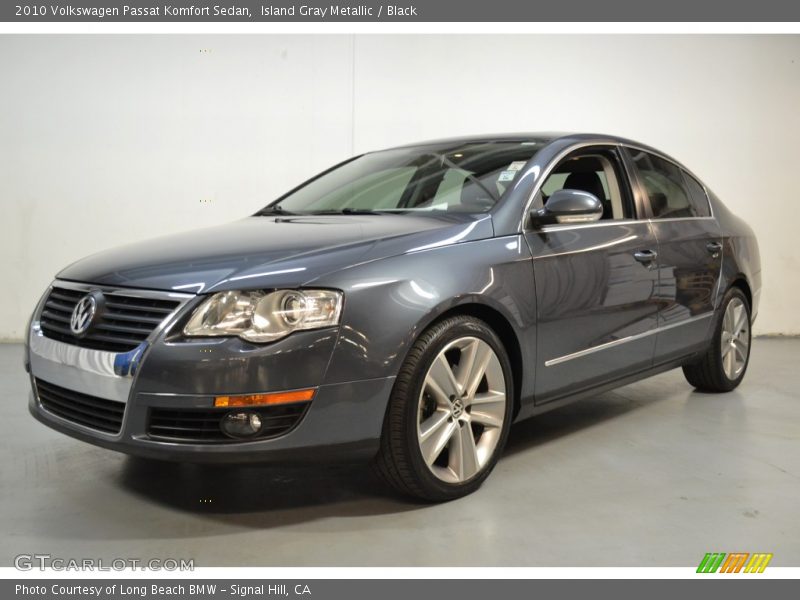 Island Gray Metallic / Black 2010 Volkswagen Passat Komfort Sedan
