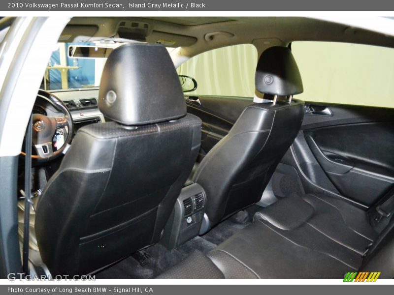 Island Gray Metallic / Black 2010 Volkswagen Passat Komfort Sedan