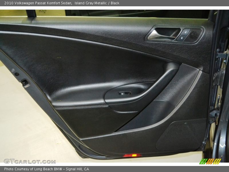 Island Gray Metallic / Black 2010 Volkswagen Passat Komfort Sedan