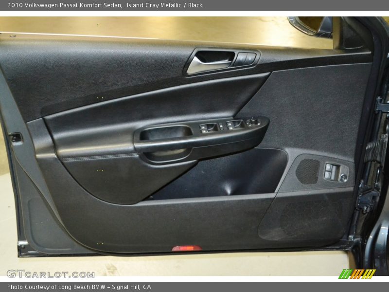 Island Gray Metallic / Black 2010 Volkswagen Passat Komfort Sedan
