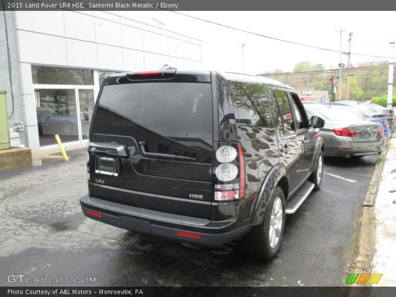 Santorini Black Metallic / Ebony 2015 Land Rover LR4 HSE