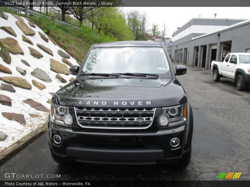 Santorini Black Metallic / Ebony 2015 Land Rover LR4 HSE