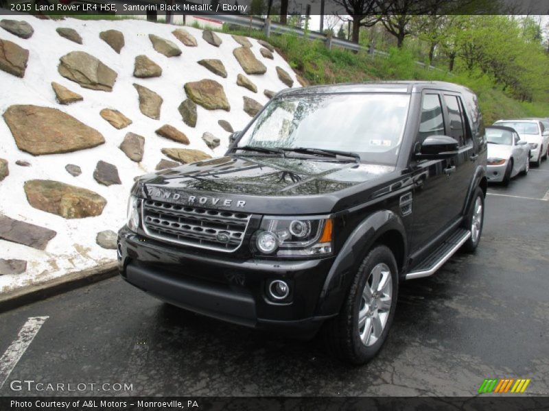 Santorini Black Metallic / Ebony 2015 Land Rover LR4 HSE