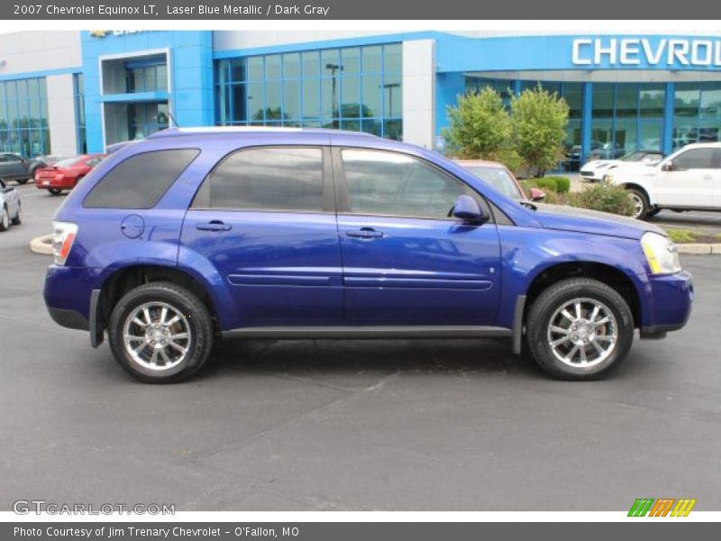 Laser Blue Metallic / Dark Gray 2007 Chevrolet Equinox LT