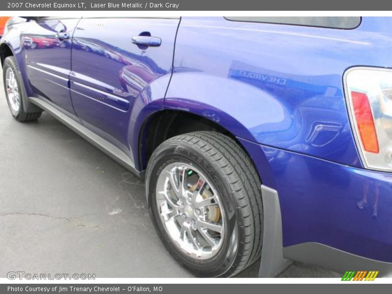 Laser Blue Metallic / Dark Gray 2007 Chevrolet Equinox LT
