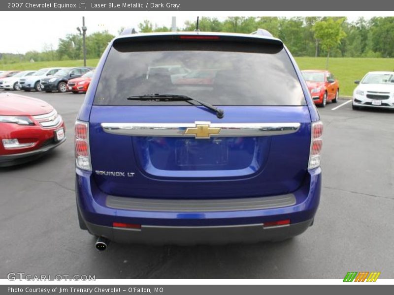 Laser Blue Metallic / Dark Gray 2007 Chevrolet Equinox LT