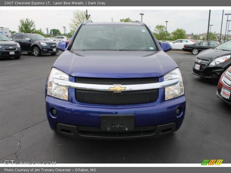 Laser Blue Metallic / Dark Gray 2007 Chevrolet Equinox LT