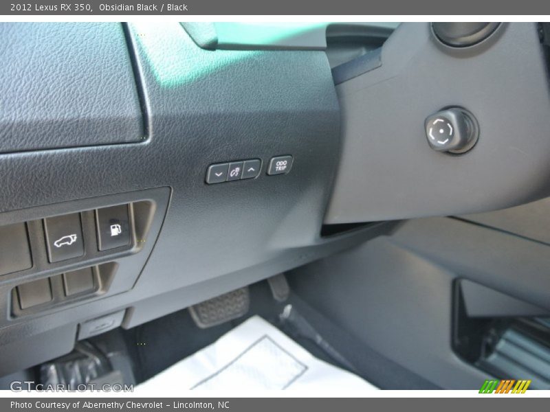 Obsidian Black / Black 2012 Lexus RX 350