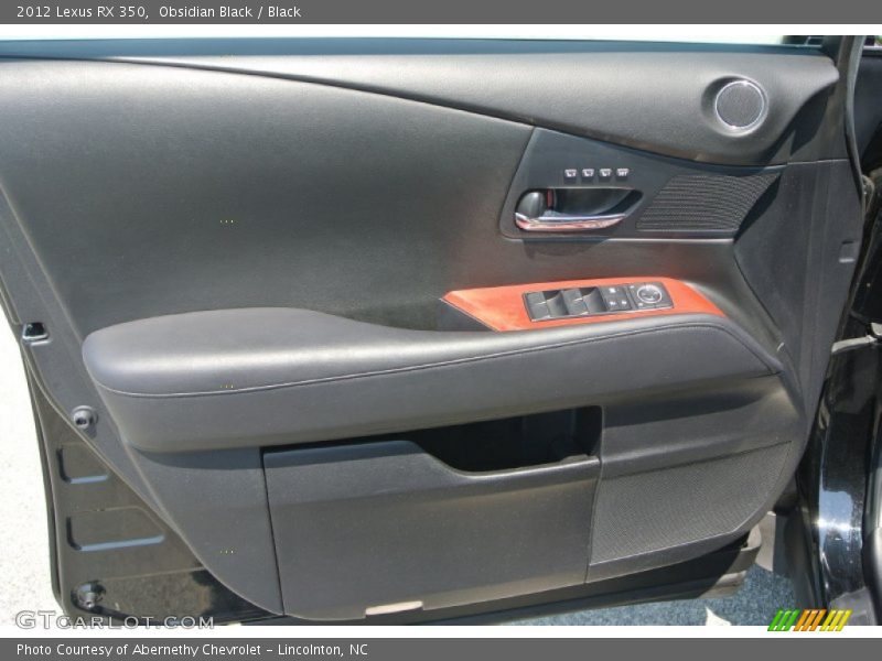 Obsidian Black / Black 2012 Lexus RX 350