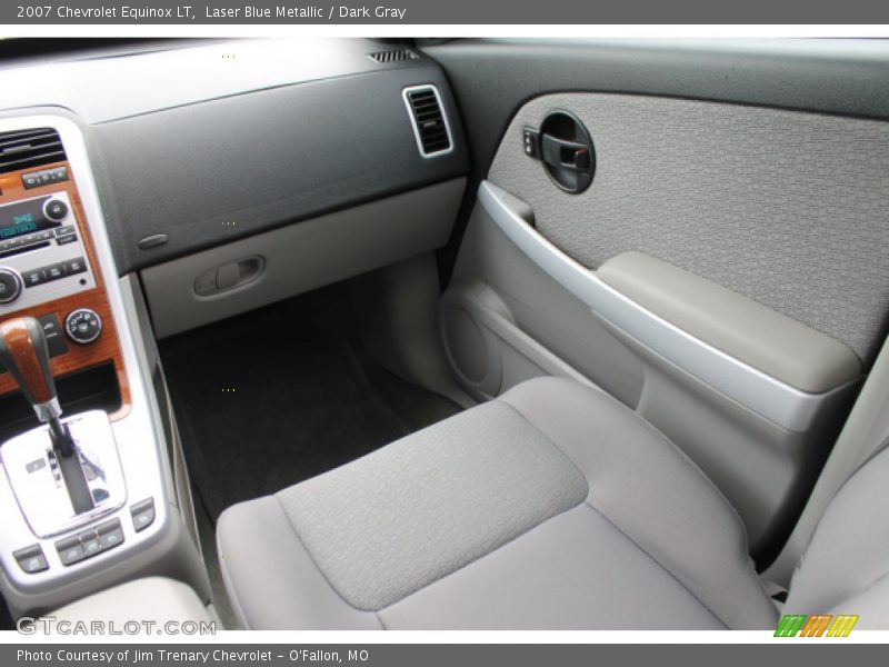 Laser Blue Metallic / Dark Gray 2007 Chevrolet Equinox LT