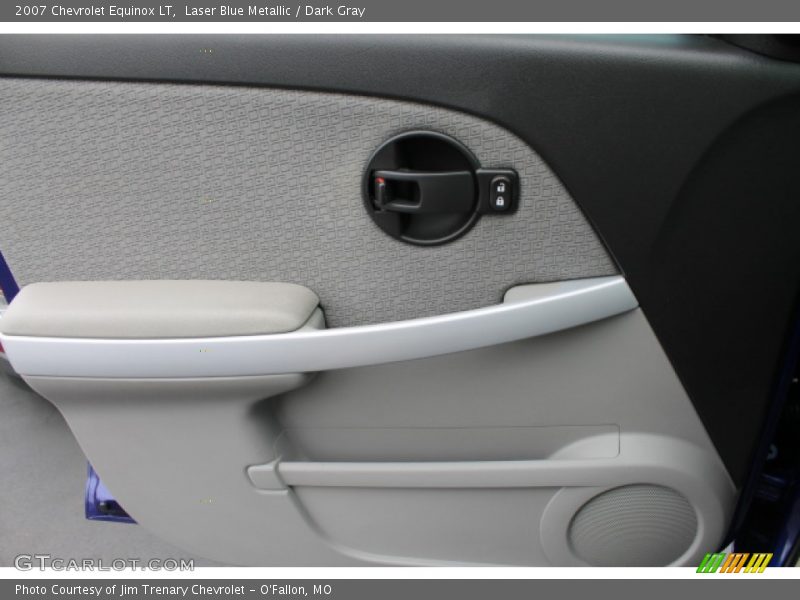 Laser Blue Metallic / Dark Gray 2007 Chevrolet Equinox LT