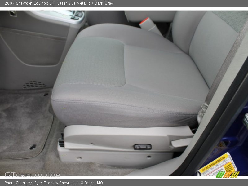 Laser Blue Metallic / Dark Gray 2007 Chevrolet Equinox LT