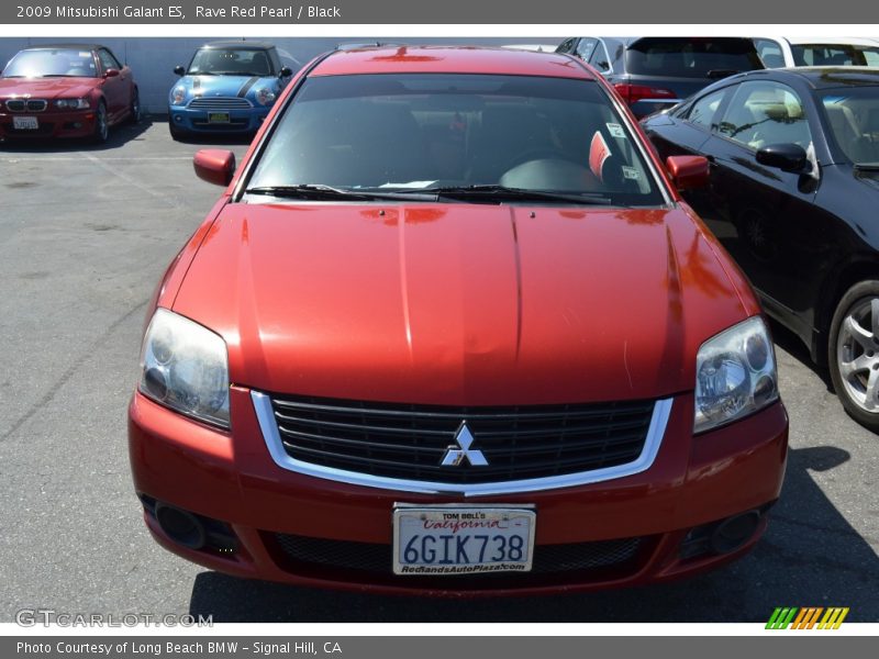 Rave Red Pearl / Black 2009 Mitsubishi Galant ES