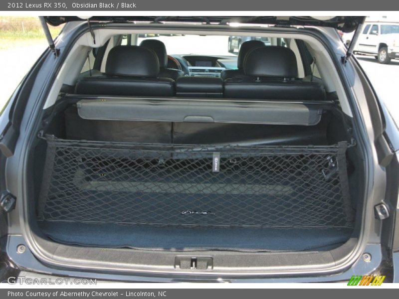 Obsidian Black / Black 2012 Lexus RX 350