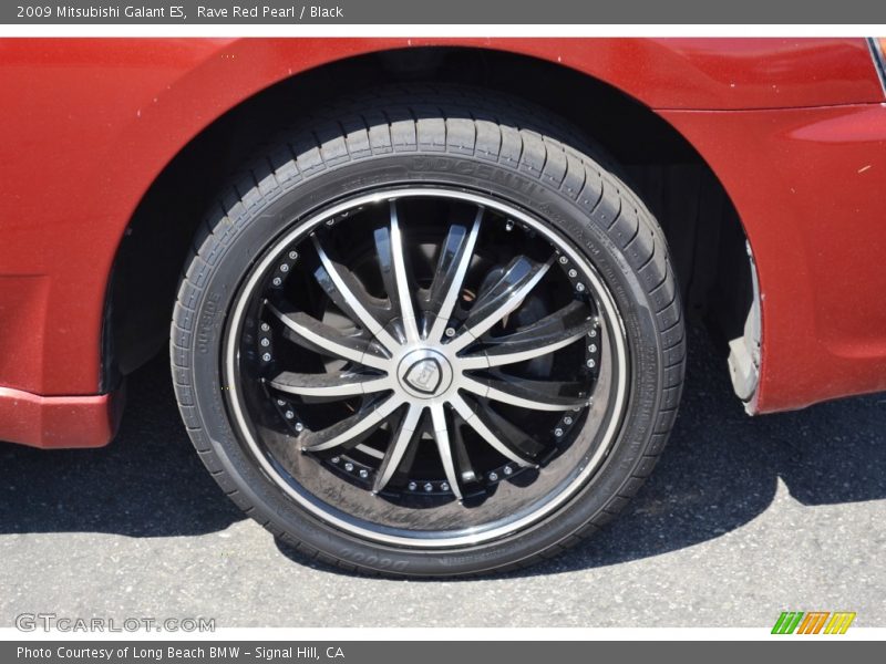 Rave Red Pearl / Black 2009 Mitsubishi Galant ES