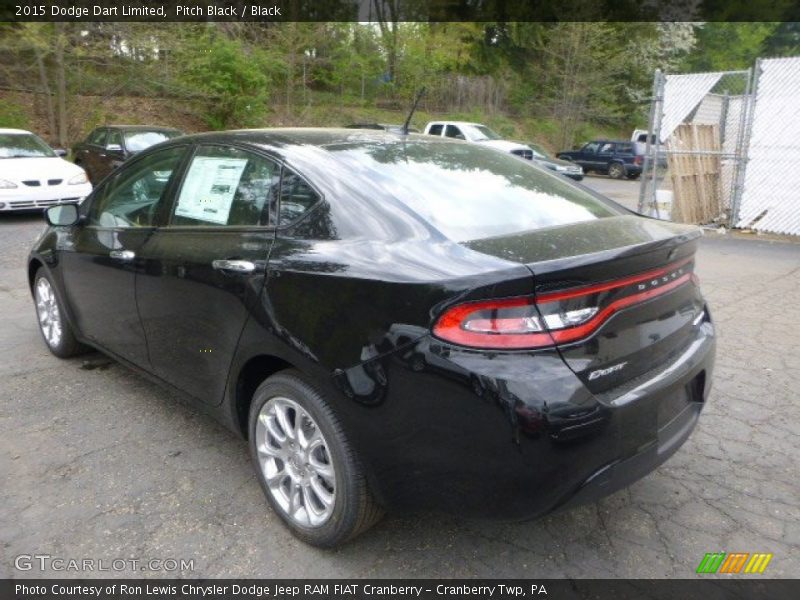 Pitch Black / Black 2015 Dodge Dart Limited