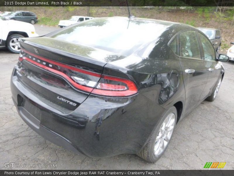 Pitch Black / Black 2015 Dodge Dart Limited