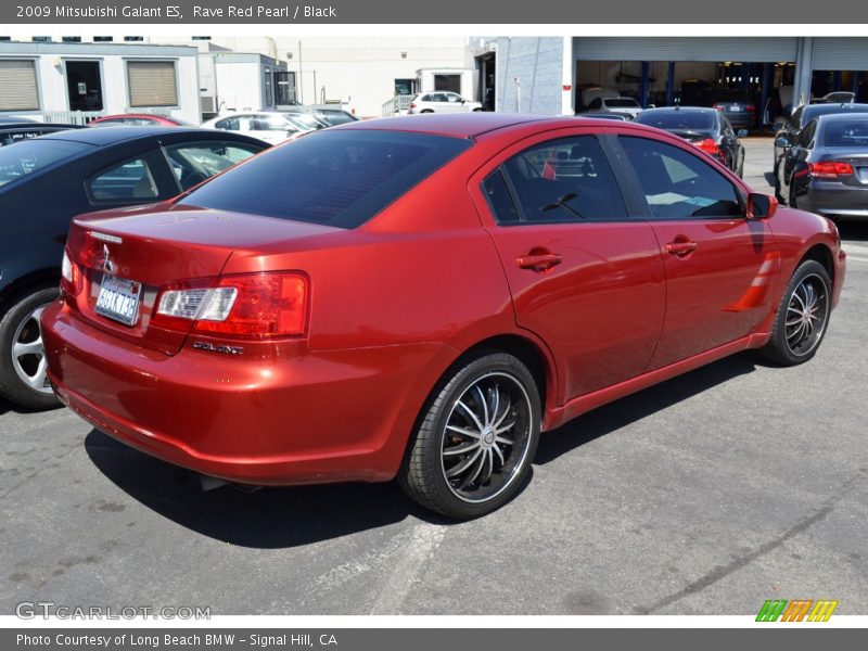 Rave Red Pearl / Black 2009 Mitsubishi Galant ES