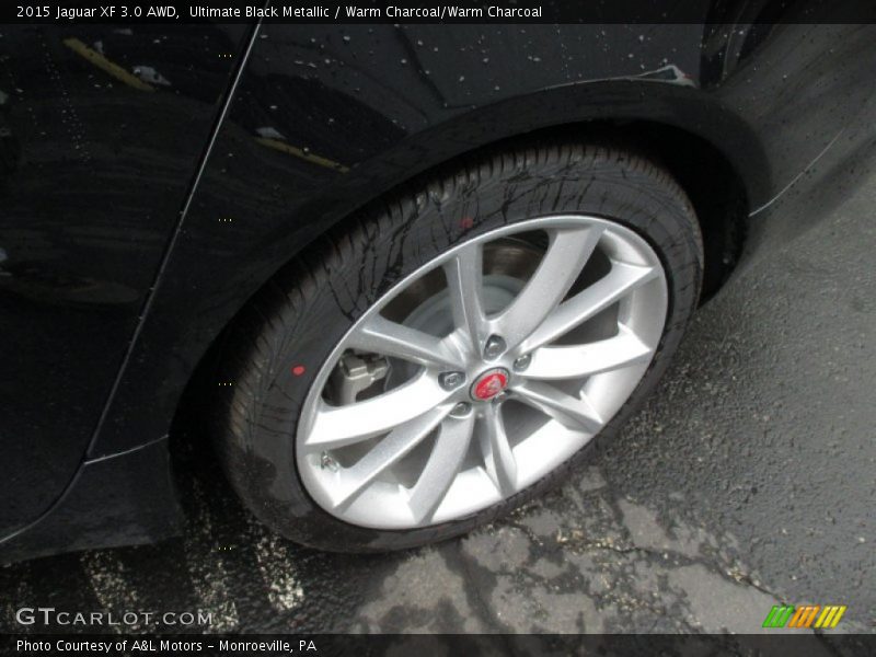 Ultimate Black Metallic / Warm Charcoal/Warm Charcoal 2015 Jaguar XF 3.0 AWD